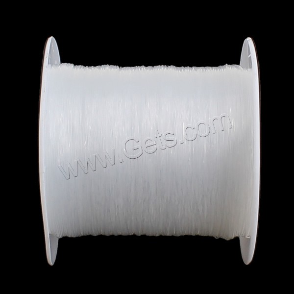 Crystal Thread, with plastic spool, without elastic, different size for choice, white, Sold By PC