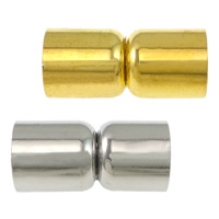 Brass Magnetic Clasp, Column, plated 