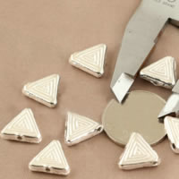 Sterling Silver Beads, 925 Sterling Silver, Triangle Approx 1.5mm 