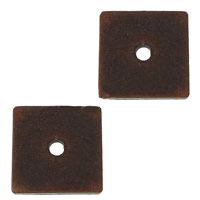 Brass Jewelry Washers, Square, plated Approx 1mm 