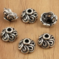 Thailand Sterling Silver Bead Caps, Flower, hollow Approx 1.5mm 