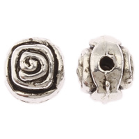 Zinc Alloy Flower Beads, plated lead & cadmium free Approx 1mm, Approx 