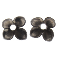 Eisen Perlenkappen, Blume, plattiert, keine, frei von Blei & Kadmium, 8x8mm, Bohrung:ca. 1mm, 5000PCs/Tasche, verkauft von Tasche