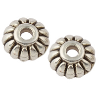 Zinc Alloy Bead Caps, Flower, plated lead & cadmium free Approx 2mm, Approx 