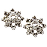 Zinc Alloy Bead Caps, Flower, plated lead & cadmium free Approx 1.5mm, Approx 
