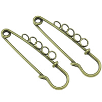 Iron Brooch Findings, Safety Pin, plated nickel, lead & cadmium free Approx 3.5mm 