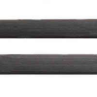 silicona cuerda, Negro, libre de níquel, plomo & cadmio, 3.12x2.2mm, longitud:aproximado 40 cm, Vendido por Sarta