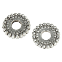 Zinc Alloy Spacer Beads, Donut, plated lead & cadmium free Approx 2mm, Approx 