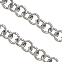Stainless Steel Circle Chain, round link chain, original color 