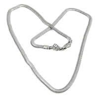 Мода нержавеющей стали ожерелье цепь, Нержавеющая сталь 316, Елочка цепь, оригинальный цвет длина:20 дюймовый, продается Strand