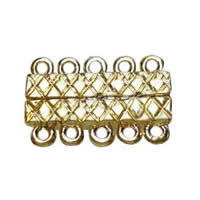 Zinc Alloy Magnetic Clasp, plated 