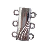 Zinc Alloy Magnetic Clasp, plated 