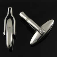 Stainless Steel Cufflink, hand polished, original color  
