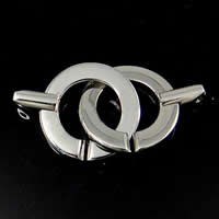 Stainless Steel Interlocking Clasp, 316 Stainless Steel, plated Approx 2mm 