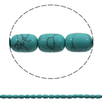 Natural Turquoise Beads, Column, blue Approx 1mm Approx 15.3 Inch, Approx 