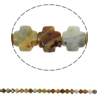 Piedras preciosas Abalorio, Cruces, natural, 8x4mm, agujero:aproximado 1mm, longitud:aproximado 16 Inch, aproximado 50PCs/Sarta, Vendido por Sarta