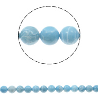 Larimar Beads, Round Approx 1mm Approx 15.3 Inch 