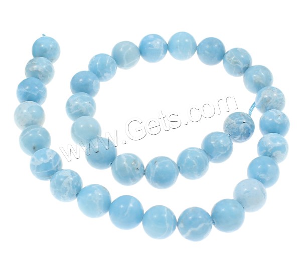 Larimar Beads, Round, different size for choice, Hole:Approx 1mm, Length:Approx 15.3 Inch, Sold By Strand