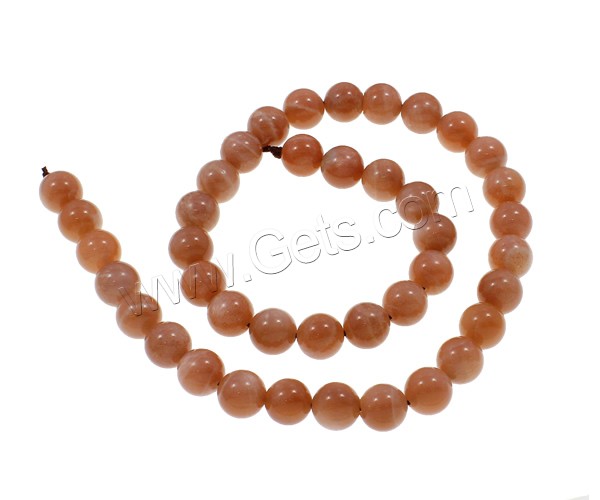 Sunstone Bead, Round, natural, different size for choice, Hole:Approx 1.5mm, Length:Approx 15.7 Inch, Sold By Strand