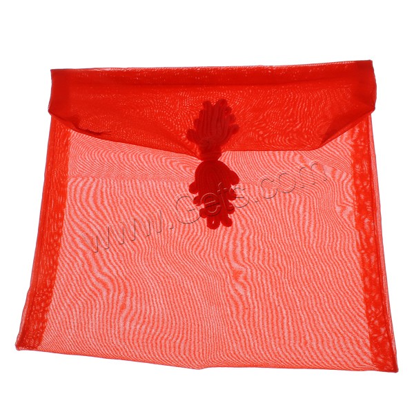Organza Jewelry Pouches Bags, Square, more colors for choice, 14x14cm, Sold By PC