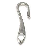Zinc Alloy Hook and Eye Clasp, platinum color plated Approx 4mm 
