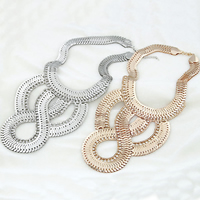 Rhinestone Zinc Alloy Necklace, with 1.5Inch extender chain, plated, with rhinestone 125mm Approx 15.7 Inch 
