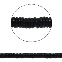 Natural Black Agate Beads, Heishi Approx 1.5mm Approx 15.7 Inch, Approx 