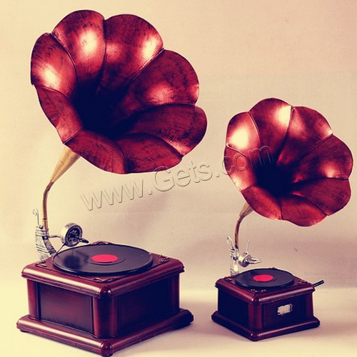 Iron, Gramophone, painted, different size for choice, Sold By PC
