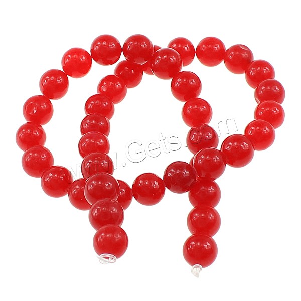 Jade Malaysia Bead, Round, more sizes for choice, Length:Approx 15 Inch, Sold By Strand