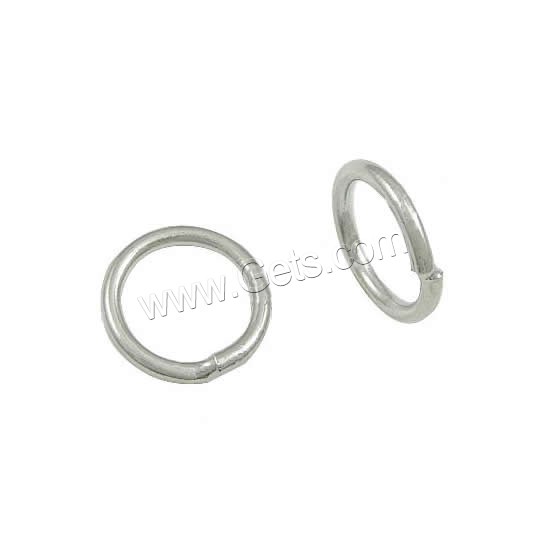 Soldered Stainless Steel Jump Ring, Donut, different size for choice, original color, 10000PCs/Bag, Sold By Bag