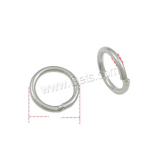 Закрытое кольцо из нержавеющей стали, нержавеющая сталь, Кольцевая форма, разный размер для выбора, оригинальный цвет, 10000ПК/сумка, продается сумка