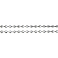 Stainless Steel Ball Chain, 304 Stainless Steel, plated 1.5mm 