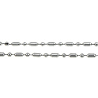 Stainless Steel Ball Chain, plated 2.4mm 