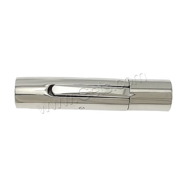 Stainless Steel Bayonet Clasp, 304 Stainless Steel, Curved Tube, polished, different size for choice, Sold By PC