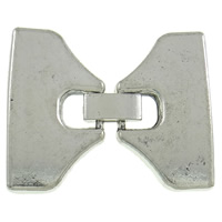 Zinc Alloy Fold Over Clasp, antique silver color plated, nickel, lead & cadmium free Approx 