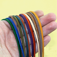 Cowhide Leather Cord, mixed colors 