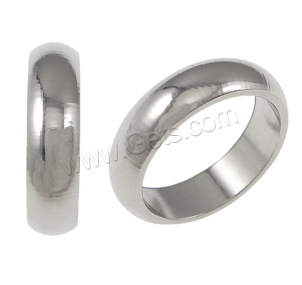 Stainless Steel Large Hole Beads, Donut, different size for choice, original color, Sold By PC