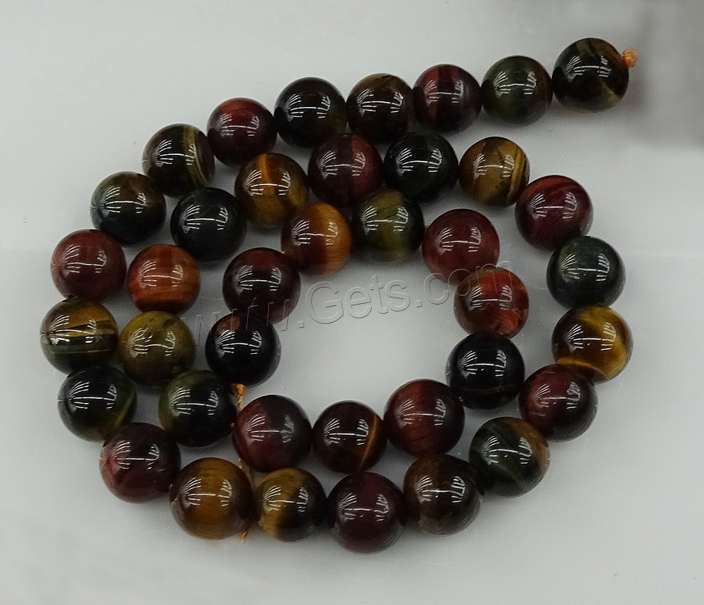 Tiger Eye Beads, Round, natural, different size for choice, Hole:Approx 1mm, Length:Approx 15.5 Inch, Sold By Strand