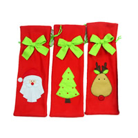 Baumwollsamt Weihnachten Wein Bag, Weihnachtsschmuck & verschiedene Muster für Wahl, 360x130mm, verkauft von PC