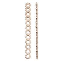 Zinc Alloy Spacer Bar, real gold plated , nickel, lead & cadmium free Approx 2mm 
