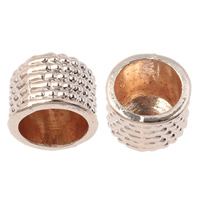 Zinc Alloy End Cap, Dome, rose gold color plated, nickel, lead & cadmium free Approx 2mm, 7mm 
