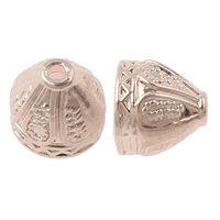 Zinc Alloy Bead Caps, Cone, rose gold color plated, nickel, lead & cadmium free Approx 2mm, 6mm 