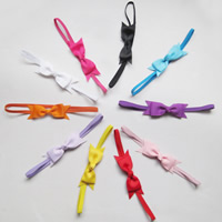 Mode Baby-Stirnband, Satinband, mit elastische Nylonschnur, Schleife, elastisch & für Kinder, keine, 70mm, Länge:ca. 14 ZollInch, verkauft von Strang