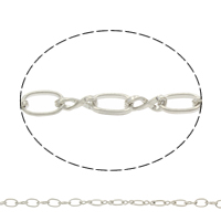 Iron Oval Chain, plated lead & cadmium free 