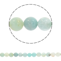 Perles amazonite, Rond, synthétique, normes différentes pour le choix Environ 1mm Environ 15 pouce, Vendu par brin