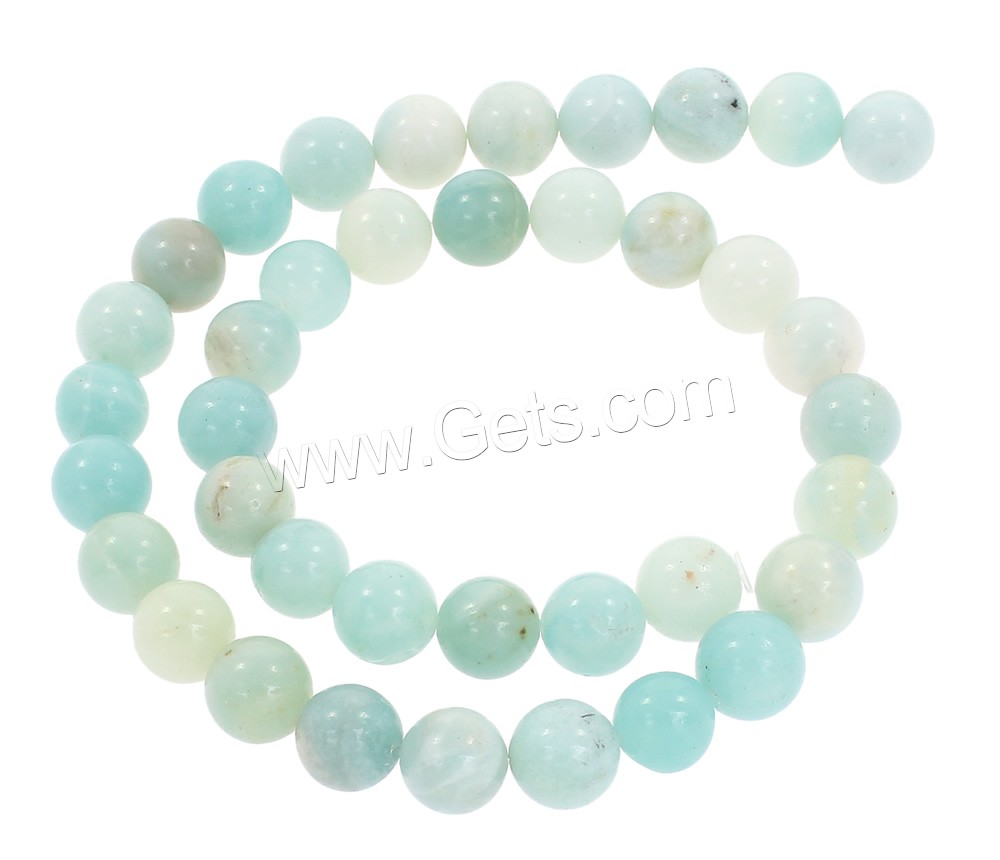 Amazonite Beads, Round, synthetic, different size for choice, Hole:Approx 1mm, Length:Approx 15 Inch, Sold By Strand