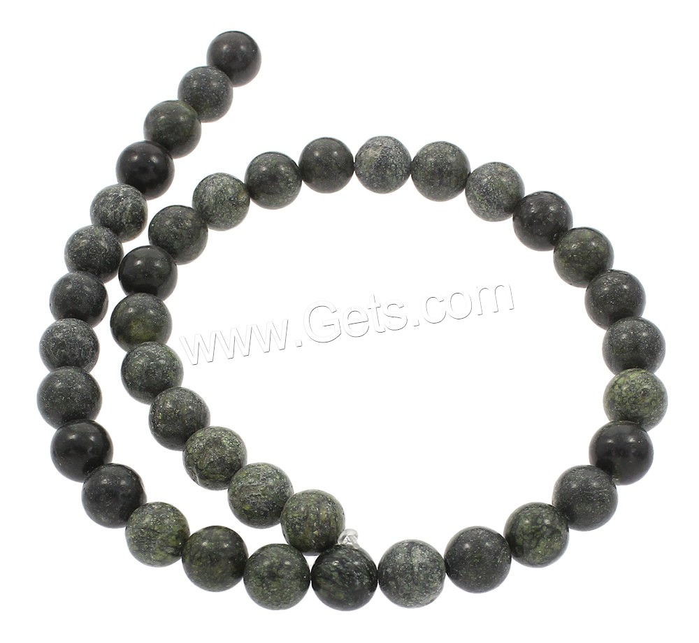 Russian Serpentine Beads, Round, synthetic, different size for choice, Hole:Approx 1mm, Length:Approx 15 Inch, Sold By Strand
