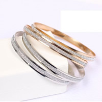 Fashion Zinc Alloy Bangle, plated, stardust nickel, lead & cadmium free, 65mm, Inner Approx 60mm Approx 7 Inch 
