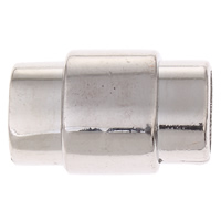 Zinklegierung Magnetverschluss, Rohr, plattiert, keine, 20x15x12mm, Bohrung:ca. 10x7mm, verkauft von PC