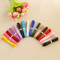 Ripsband, gemischte Farben, 9mm, 100SträngeStrang/Tasche, 1m/Strang, verkauft von Tasche
